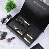 Personalized Leather Essentials Gift Set for Her